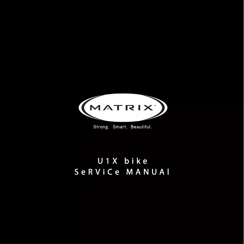 Page 1 of the manual User Manual Matrix U1x