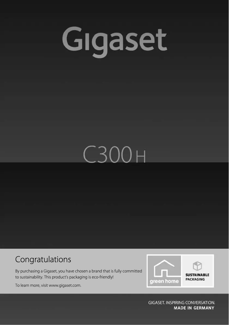 Imagen de la primera página del manual del dispositivo C300H