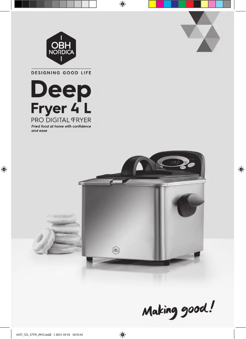 Page 1 de la notice Manuel utilisateur OBH Nordica Pro Digital