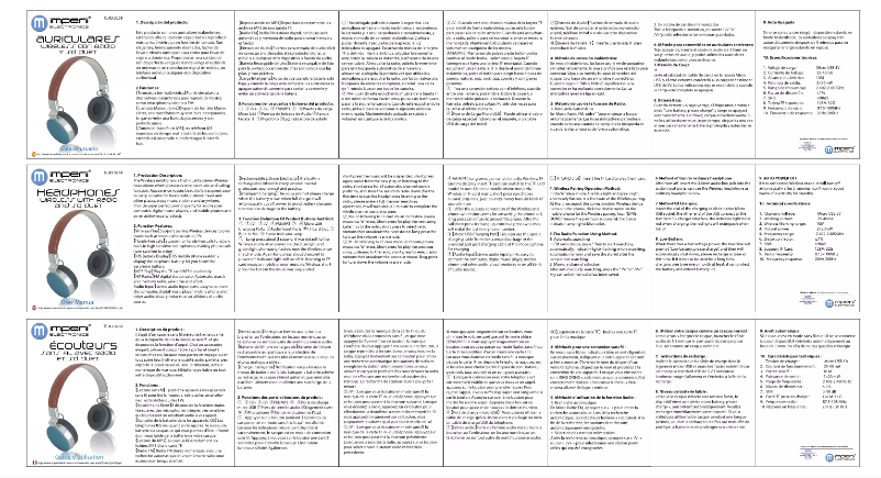 Page 1 de la notice Manuel utilisateur Imperii Electronics TE.03.0258.04