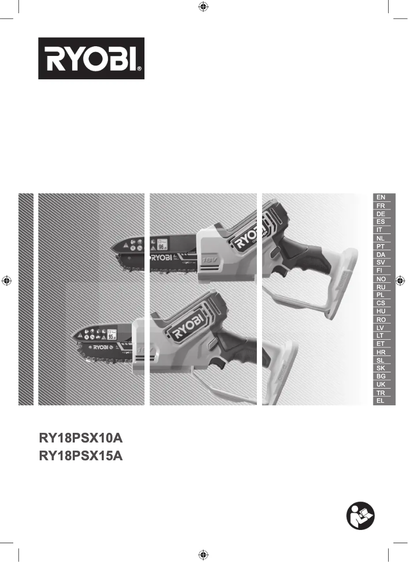 Page 1 de la notice Manuel utilisateur RYOBI RY18PSX15A