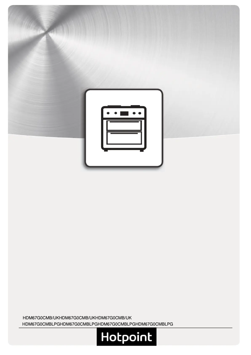 Página 1 del manual Instrucciones / montaje Hotpoint HDM67G0CMB/UK