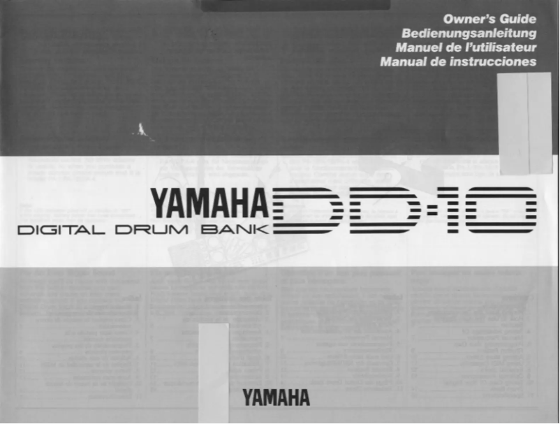 Page 1 de la notice Manuel utilisateur Yamaha DD-10