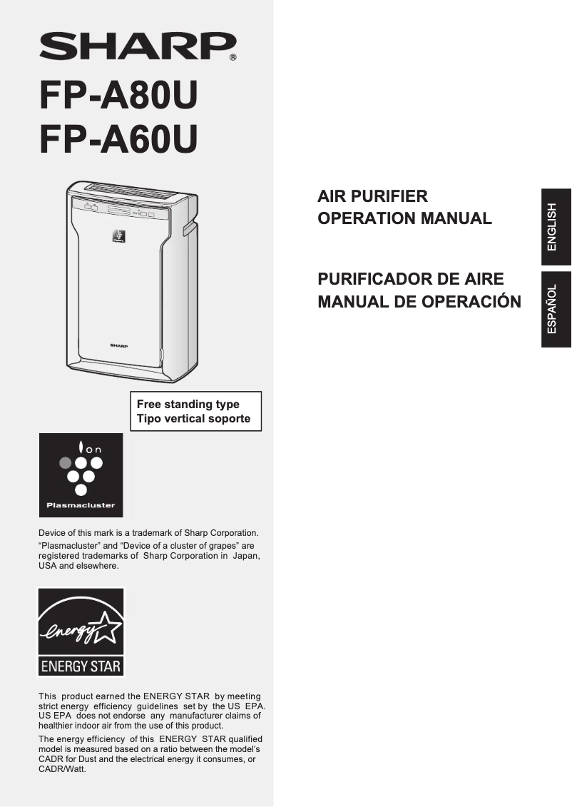 Página 1 del manual Manual de usuario Sharp FP-A80U
