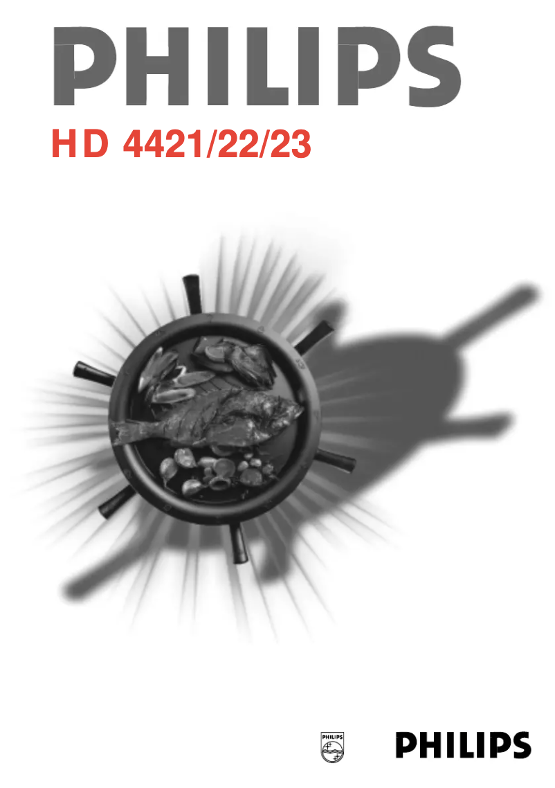 Página 1 del manual Manual de usuario Philips HD4423