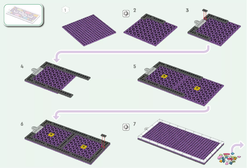 Page 1 de la notice Manuel utilisateur Lego Dots 41951