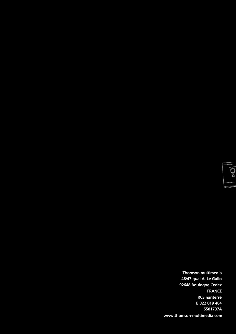 Página 1 del manual Manual de usuario Thomson DPL909VD