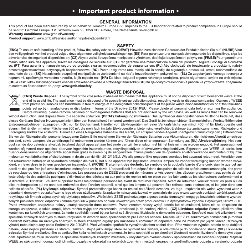 Page 1 de la notice Manuel utilisateur Cablexpert CCA-CM3.5M-1.5M