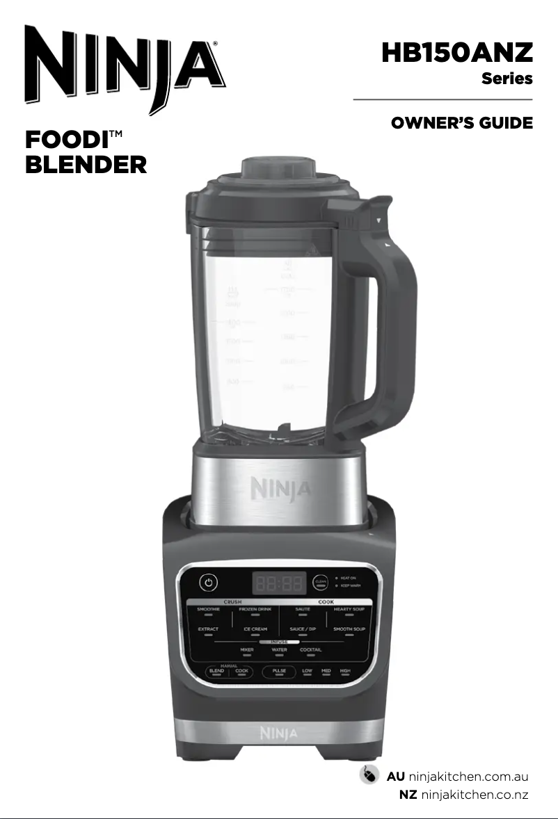 Page 1 de la notice Manuel utilisateur Ninja FOODI HB150ANZ