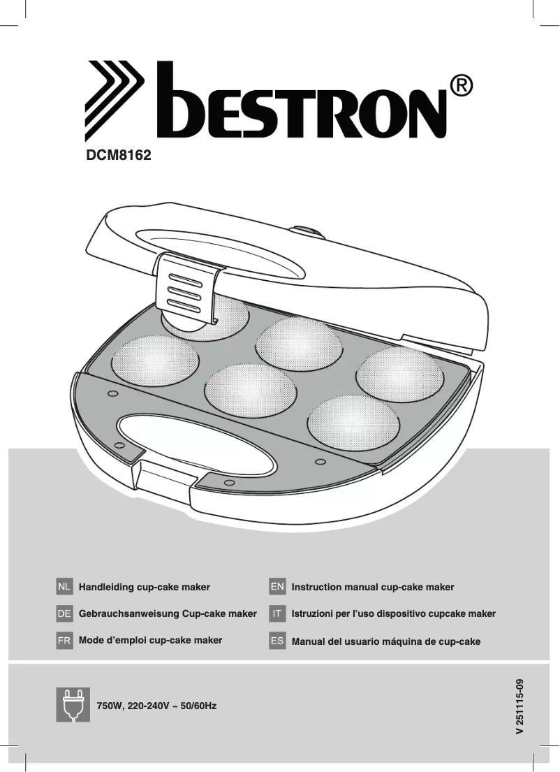 Page 1 de la notice Manuel utilisateur Bestron DCM8162