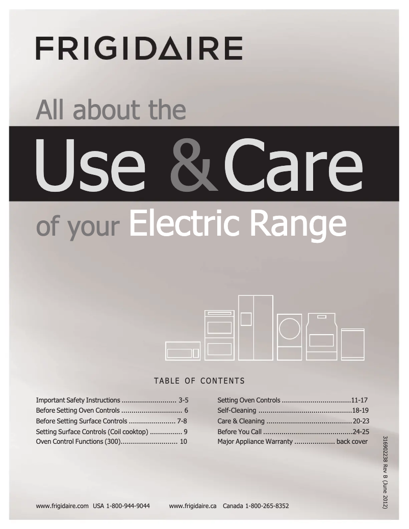 Page 1 de la notice Manuel utilisateur Frigidaire LFEF3016NW