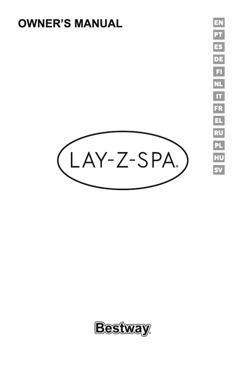 Image de la première page du manuel de l'appareil Lay-Z-Spa 60191