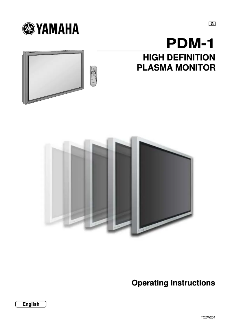 Page 1 de la notice Manuel utilisateur Yamaha PDM-1