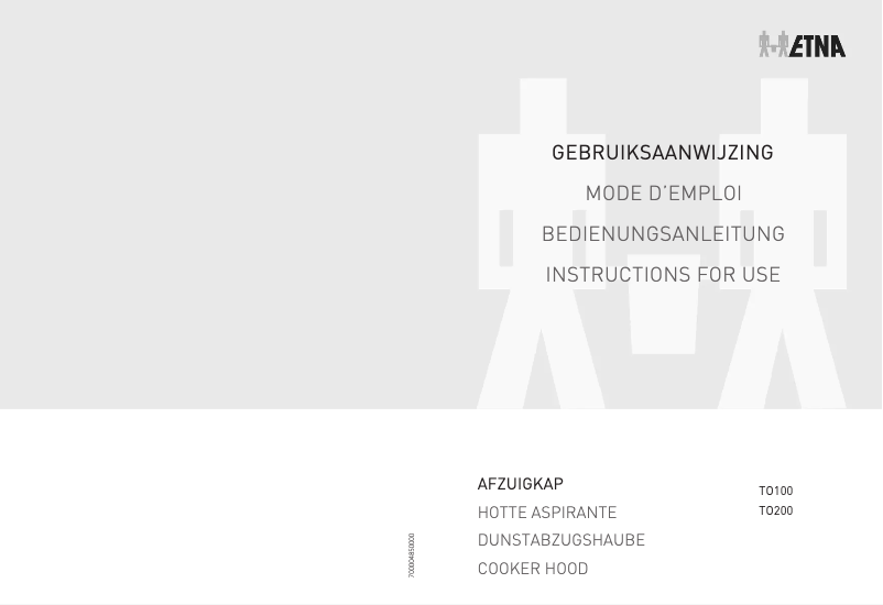 Page 1 de la notice Manuel utilisateur Etna TO200