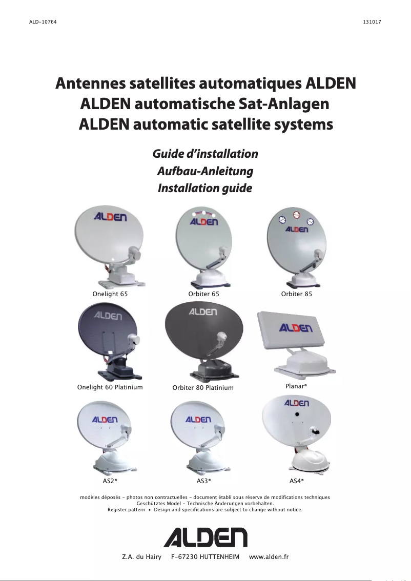 Página 1 del manual Manual de usuario Alden AS2