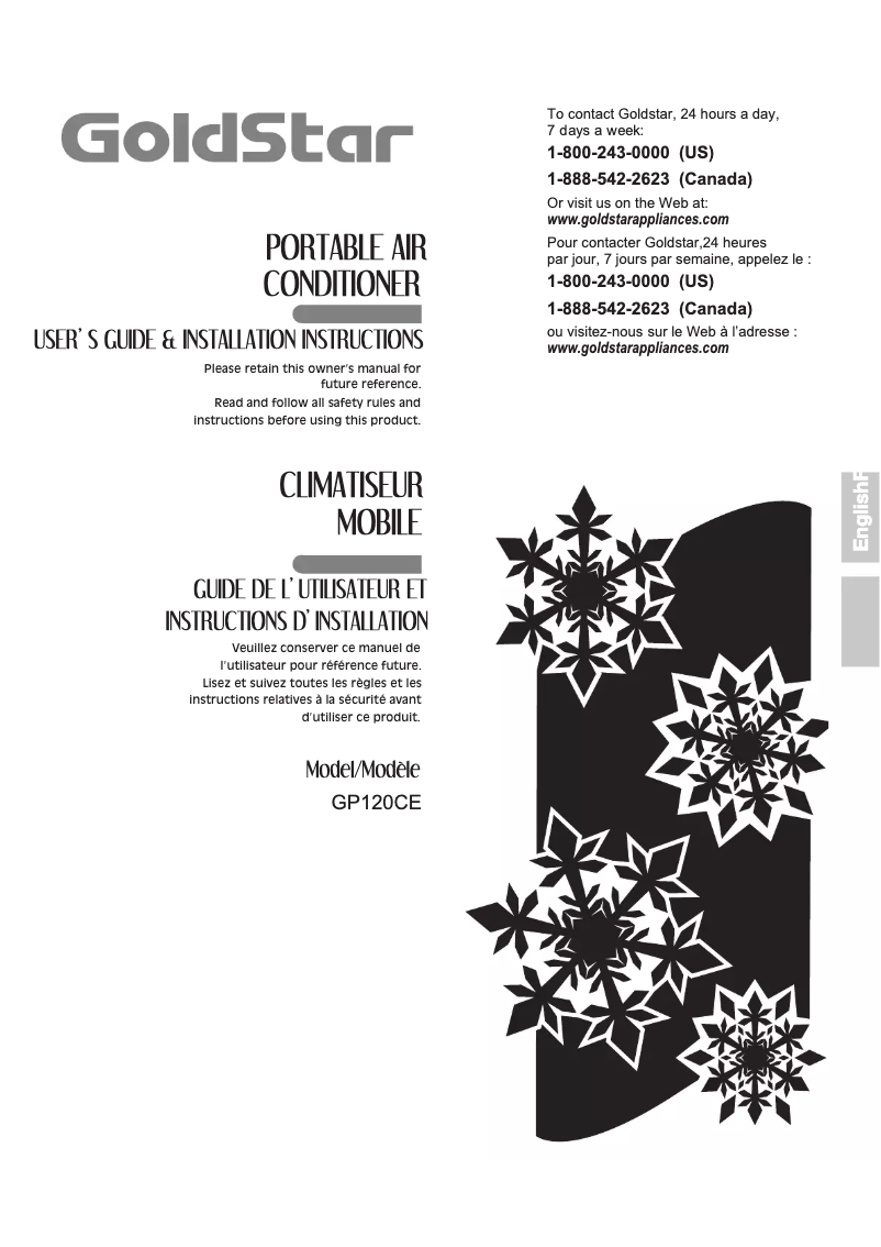 Page 1 de la notice Manuel utilisateur LG GP120CE