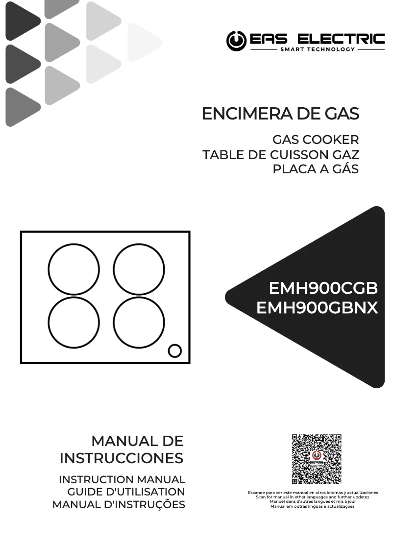 Page 1 de la notice Manuel utilisateur EAS Electric EMH900GBNX