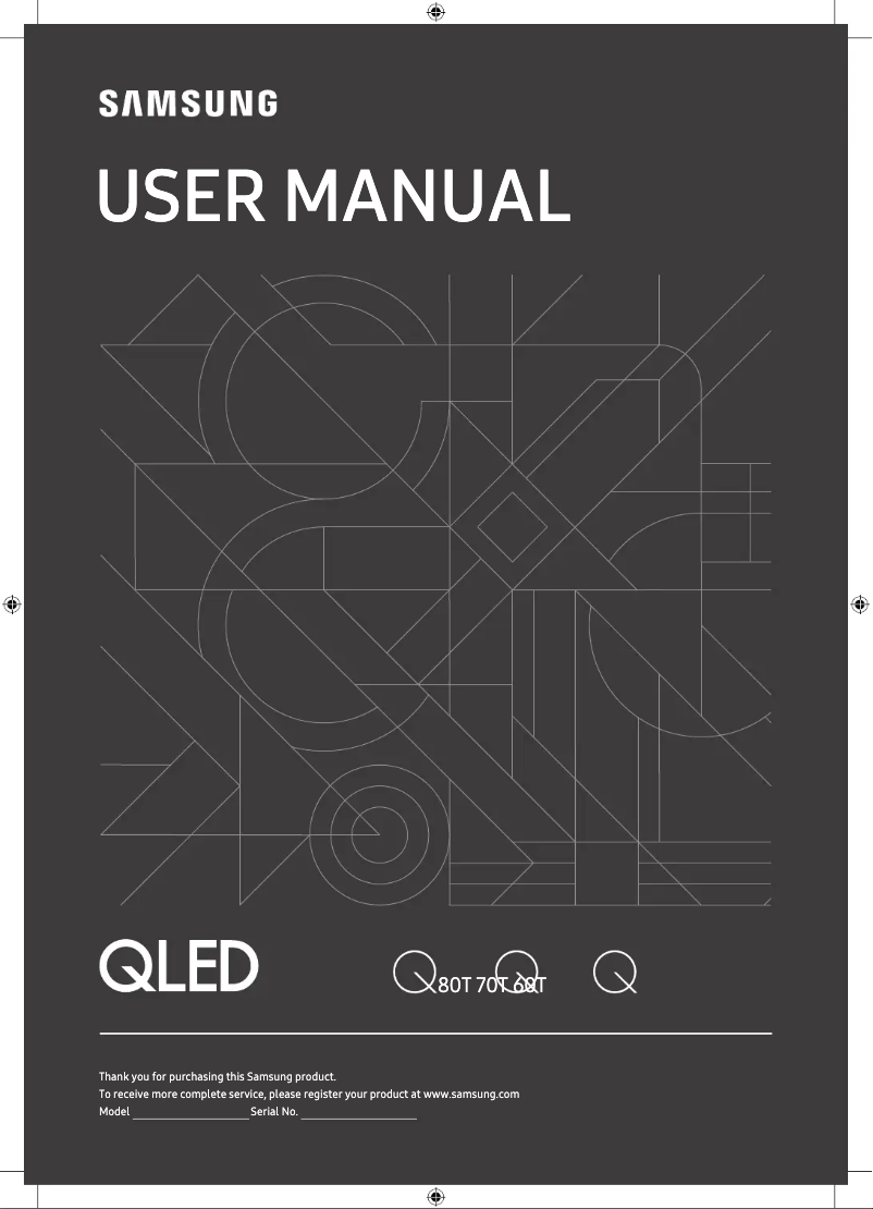 Página 1 del manual Manual de usuario Samsung QN75Q70TAP