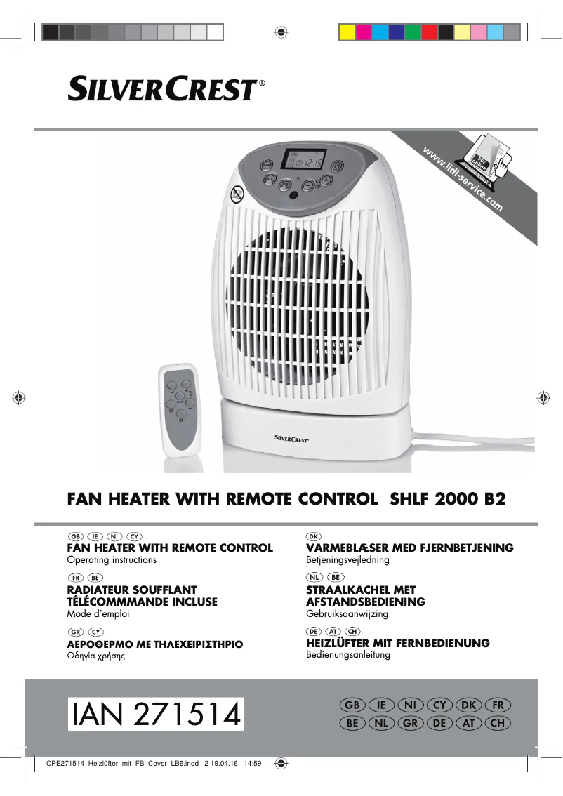 Page 1 de la notice Manuel utilisateur SilverCrest SHLF 2000 B2