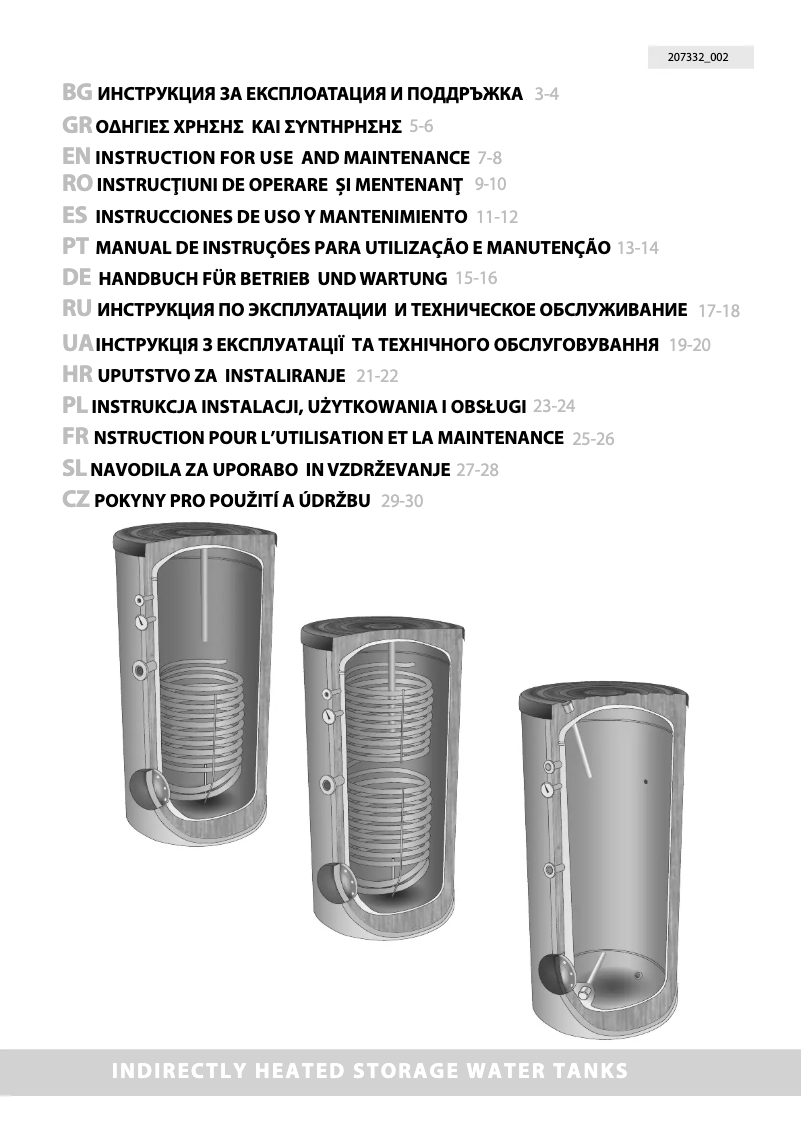 Página 1 del manual Manual de usuario Tesy EV 10S 120 60 Z PS