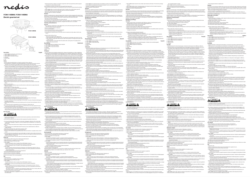 Page 1 de la notice Manuel utilisateur Nedis FCRA110EBK6