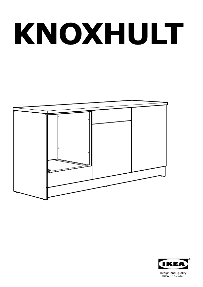 Page 1 de la notice Mode d'emploi Ikea KNOXHULT