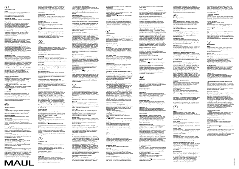 Page 1 de la notice Manuel utilisateur MAUL Steel