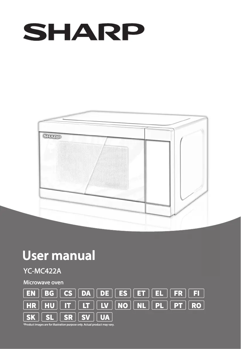 Página 1 del manual Manual de usuario Sharp YC-MC422A