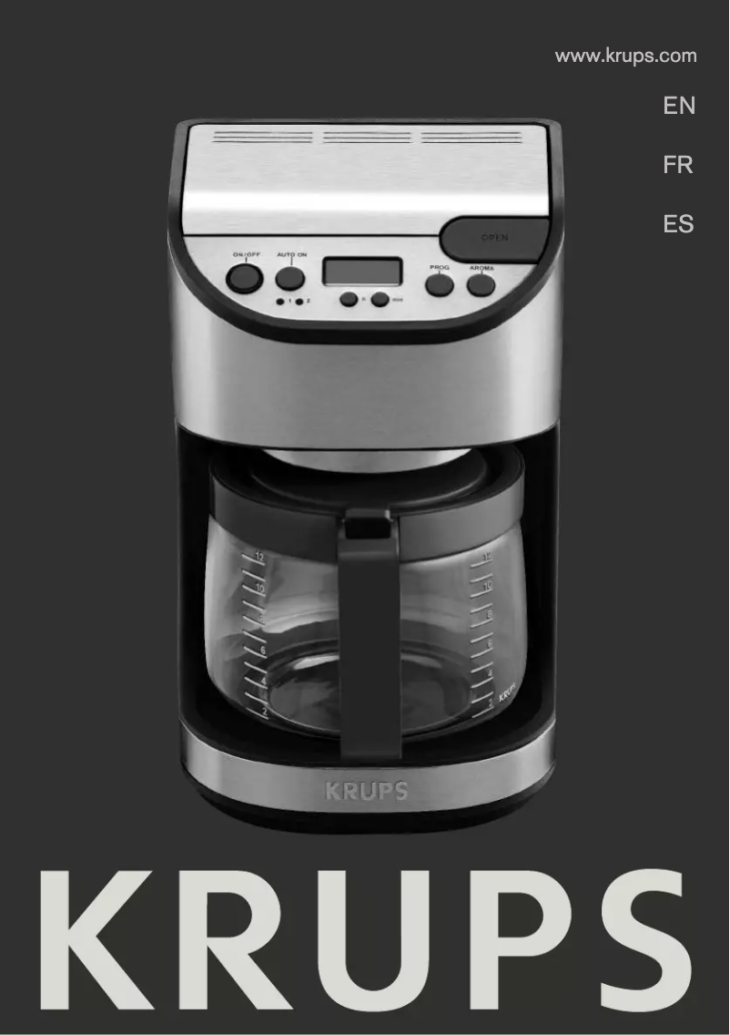 Página 1 del manual Manual de usuario Krups Precision KM5055