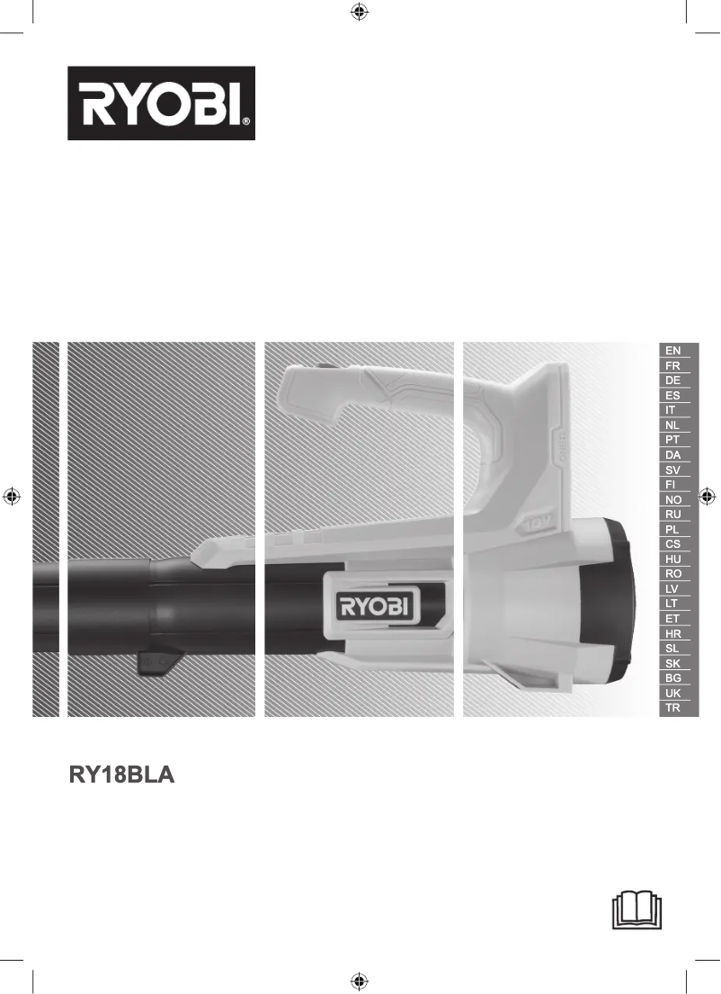 Page 1 of the manual User Manual RYOBI One+ RY18BLA