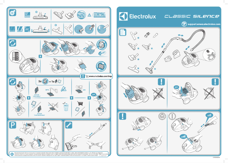 Página 1 del manual Manual de usuario Electrolux Classic Silence ECS52B