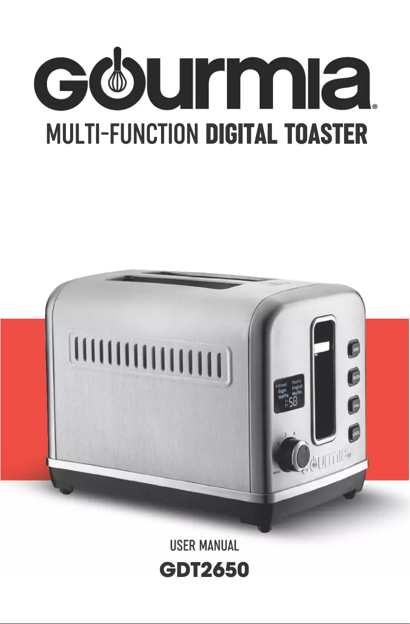 Página 1 del manual Manual de usuario Gourmia GDT2650