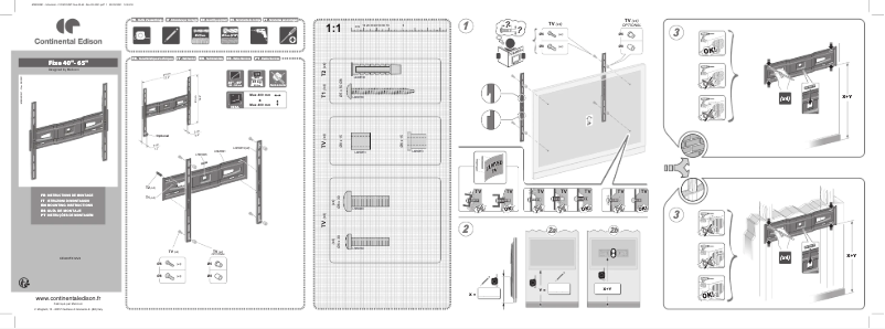 Page 1 de la notice Manuel utilisateur Continental Edison CE400FX12V2