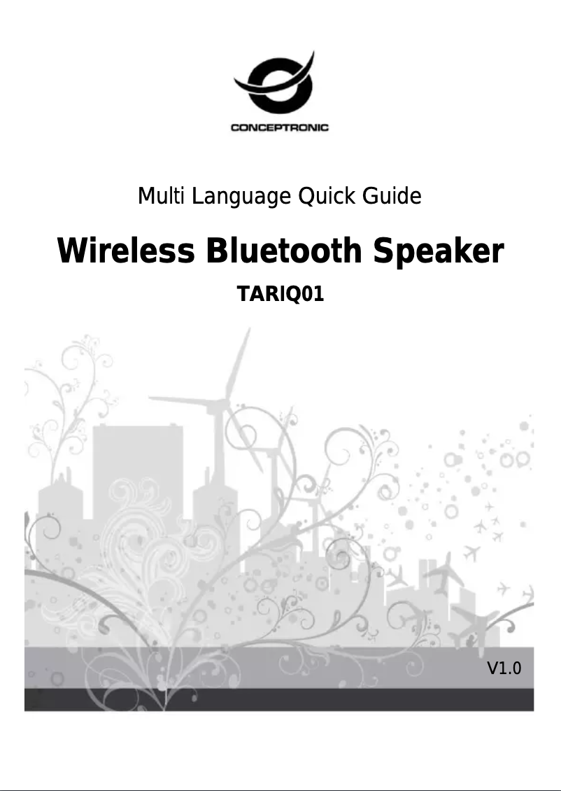 Page 1 de la notice Manuel utilisateur Conceptronic TARIQ01W