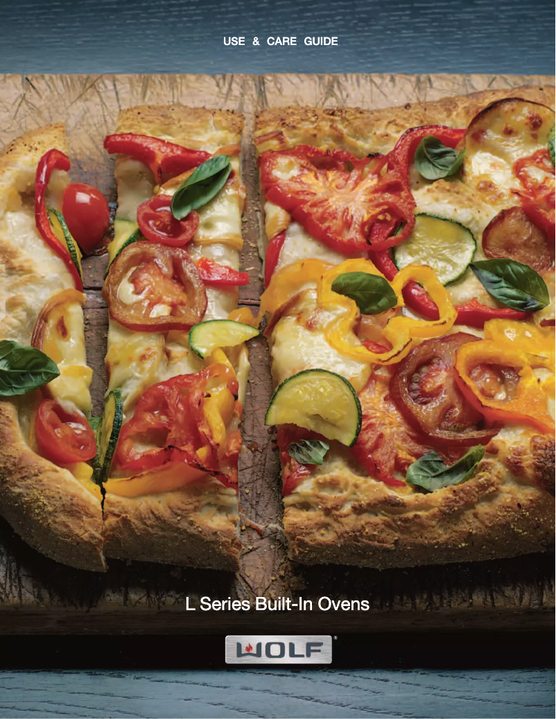 Página 1 del manual Manual de uso y mantenimiento Wolf L Series SO36U/S