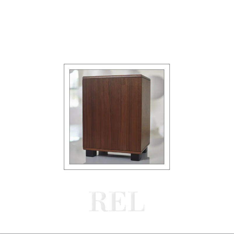 Page 1 de la notice Manuel utilisateur REL Acoustics Classic 99