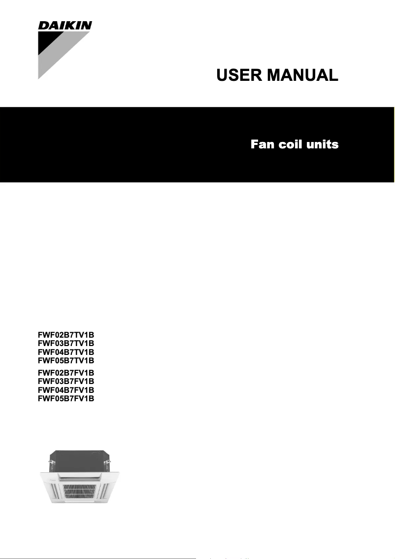 Página 1 del manual Manual de usuario Daikin FWF04B5TV1B