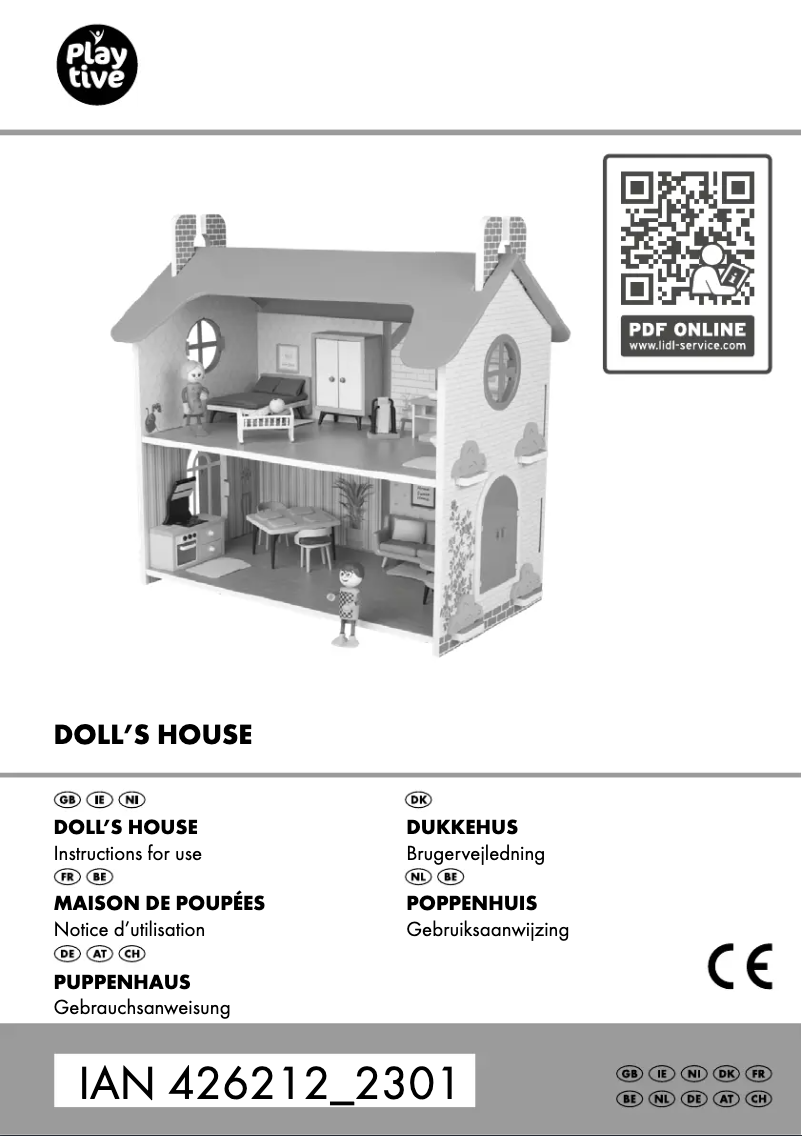 Page 1 de la notice Manuel utilisateur Playtive IAN 426212