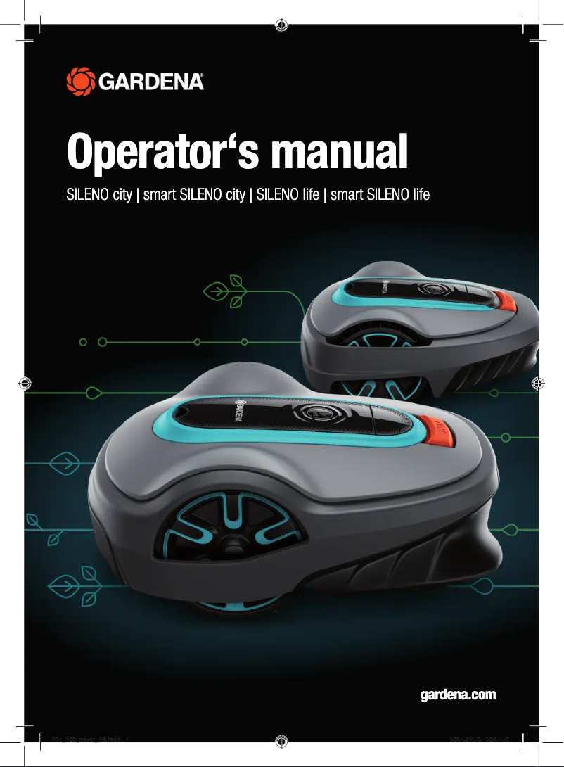 Page 1 de la notice Manuel utilisateur Gardena SILENO city