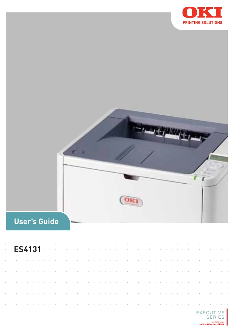 Page 1 of the manual User Manual OKI ES4131dn