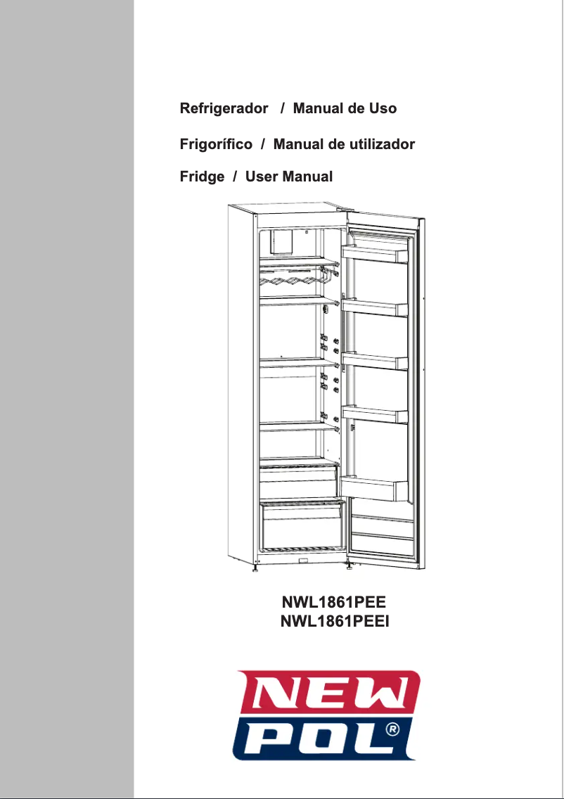 Page 1 de la notice Manuel utilisateur New Pol NWL1861PEEI