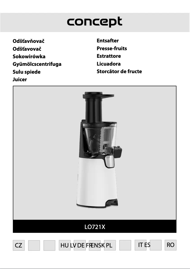 Página 1 del manual Manual de usuario Concept LO7211