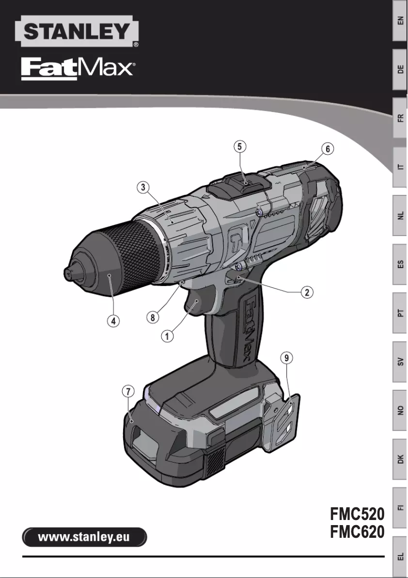Page 1 de la notice Manuel utilisateur Stanley FMCK626