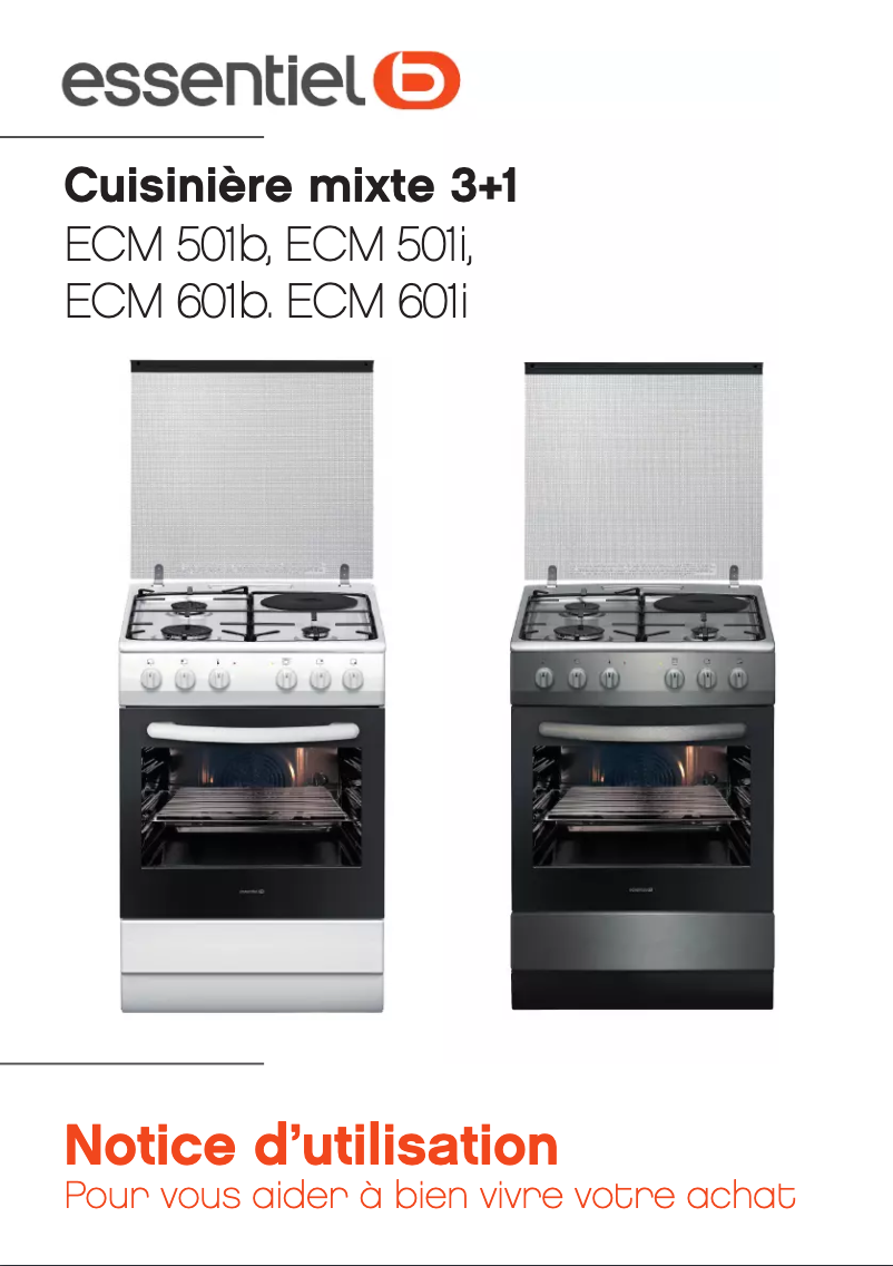 Page 1 of the manual User Manual Essentiel B ECM 501b