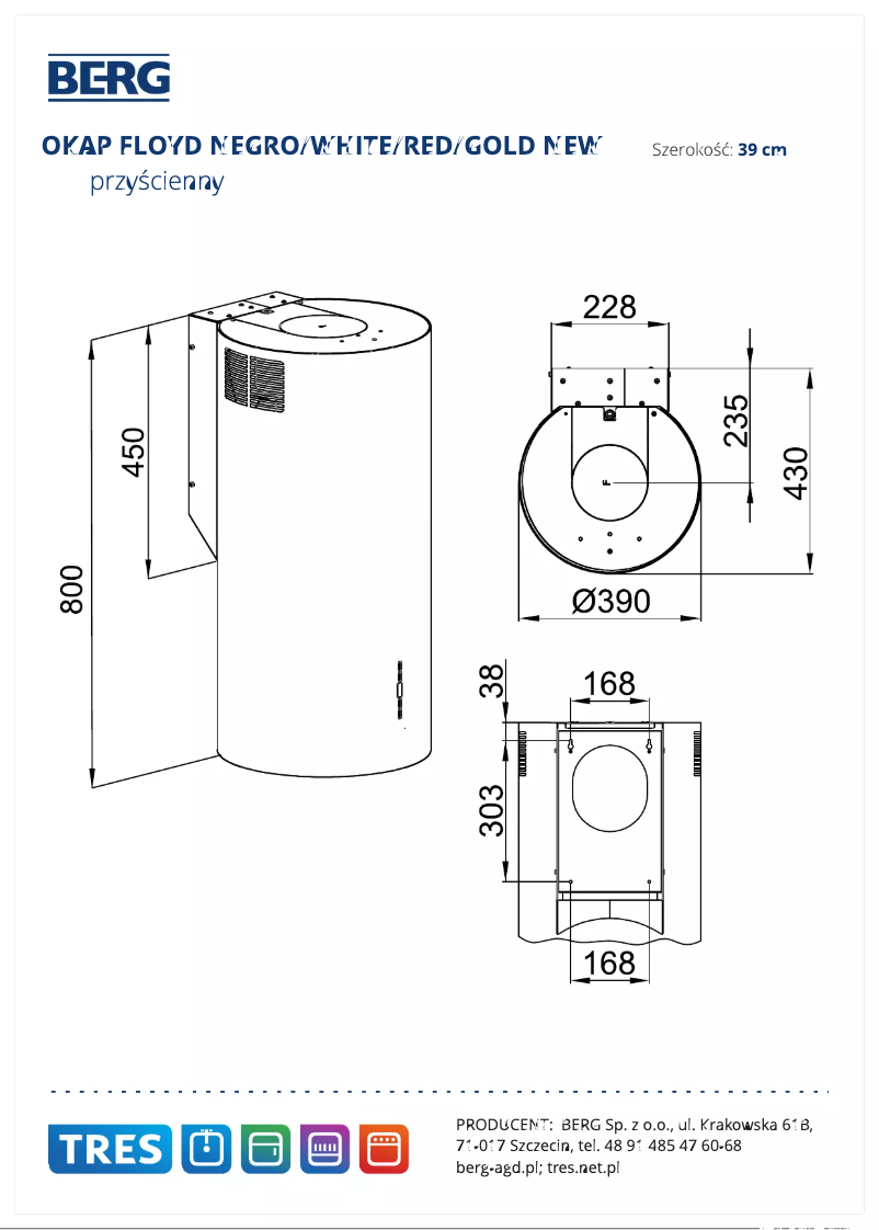 Page 1 de la notice Manuel utilisateur Berg Floyd