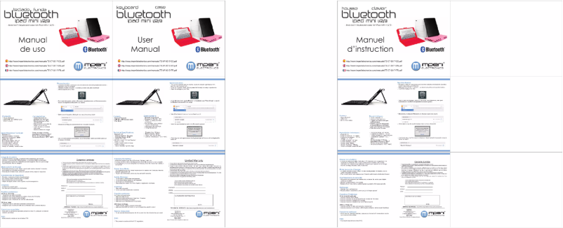 Page 1 de la notice Manuel utilisateur Imperii Electronics TE.07.0017.02