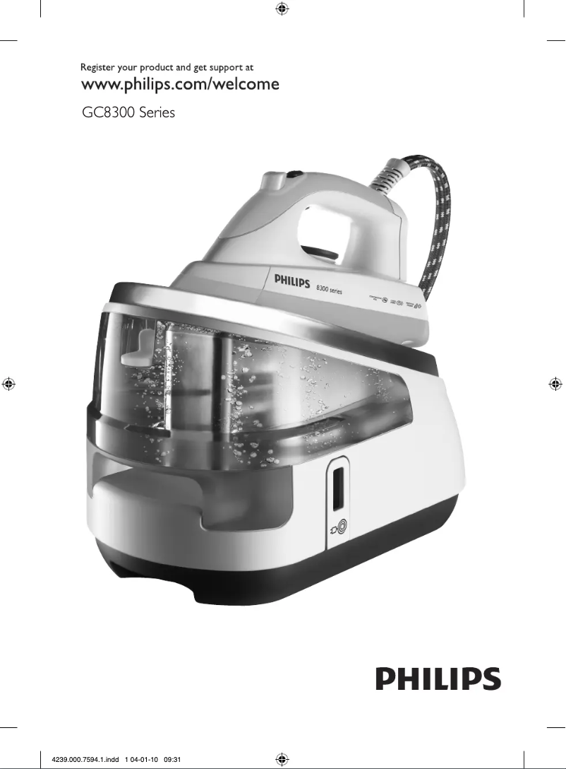 Página 1 del manual Manual de usuario Philips 8300 series GC8371