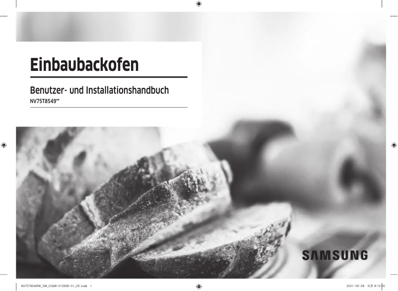 Página 1 del manual Manual de usuario Samsung NV75T8549RK