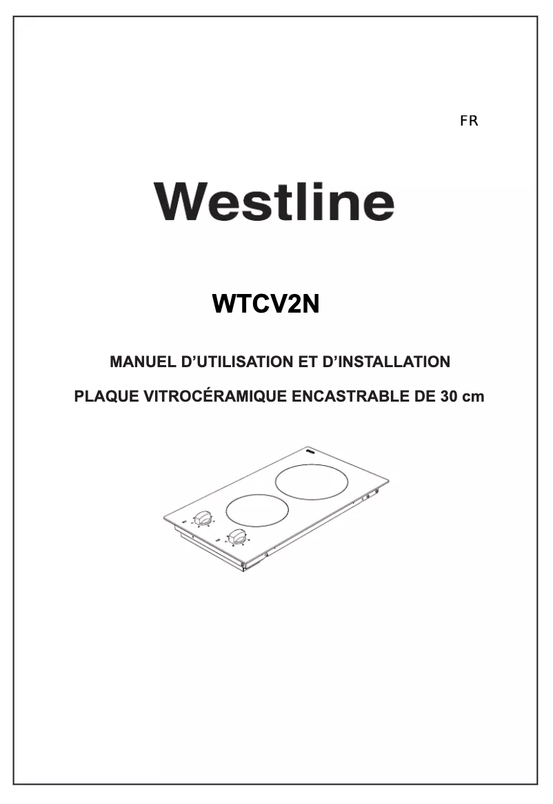 Página 1 del manual Manual de usuario Westline WTCV2N