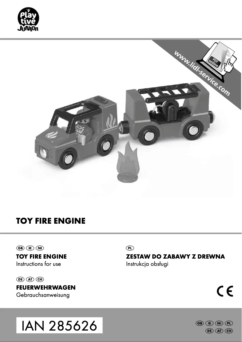 Page 1 de la notice Manuel utilisateur Playtive IAN 285626